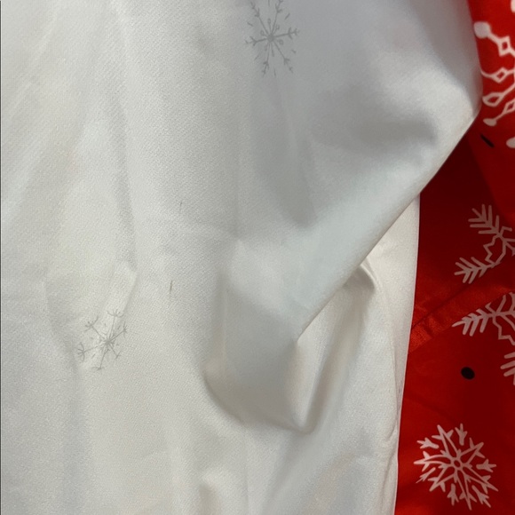 Exclusive Reindeer Holiday Novelty Print Shirt Top XXL Red White Raglan Pullover - Picture 15 of 16